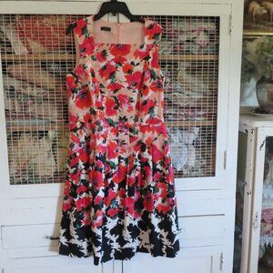 Stunning Talbots Petites 10 P Ombre Pattern Sun Summer Dress Wedding Date Night